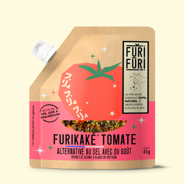 FURIKAKE TOMATE - Alternative au sel - Condiment sésame & algues