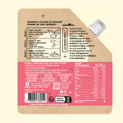 FURIKAKE TOMATE PACK DUO - Alternative au sel - Condiment sésame & algues