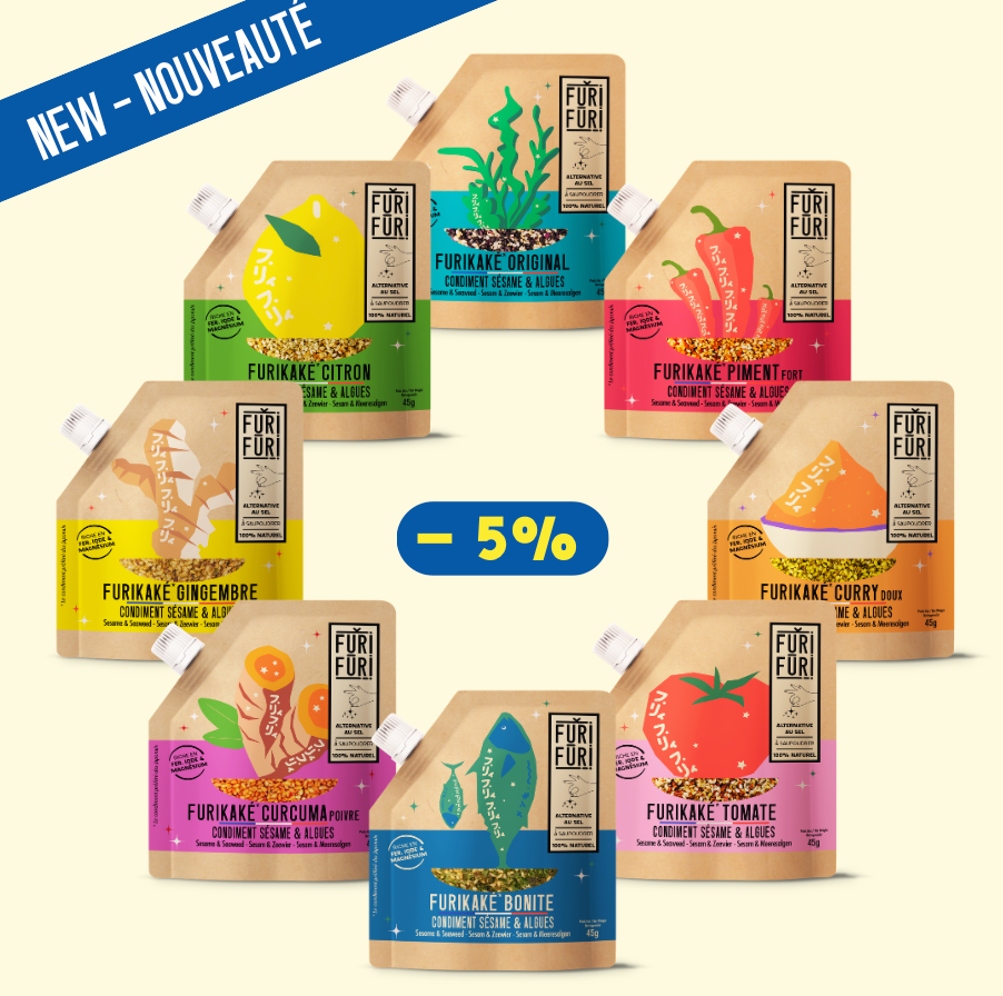 PACK COLLECTOR - Alternative au sel - Condiment sésame & algues