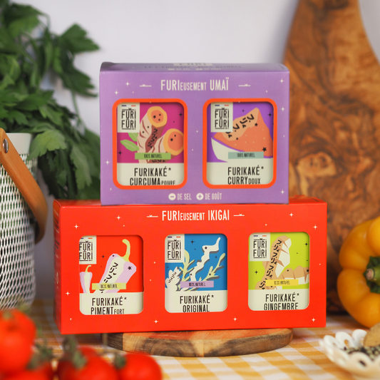 DUO COFFRETS IKIGAI & UMAI - Alternative au sel - Condiment sésame & algues