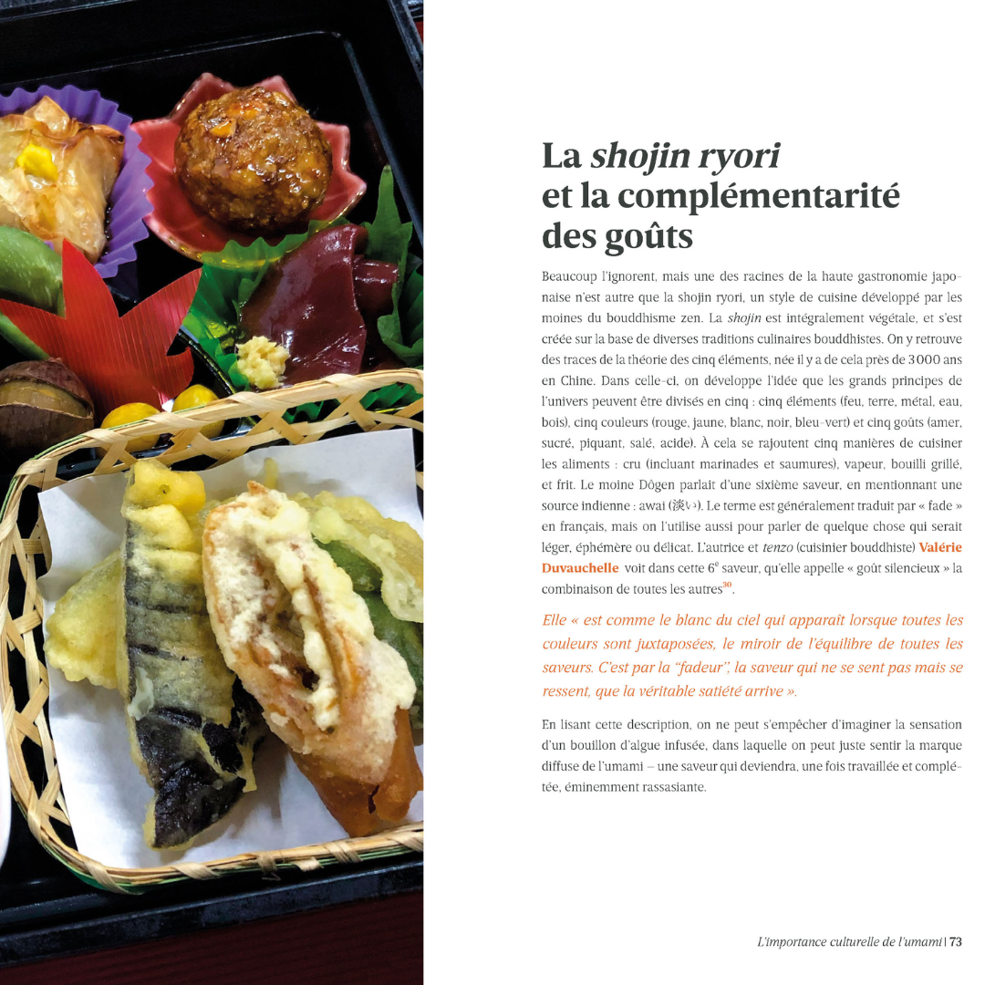 LIVRE UMAMI - grand format - relié - 30 recettes