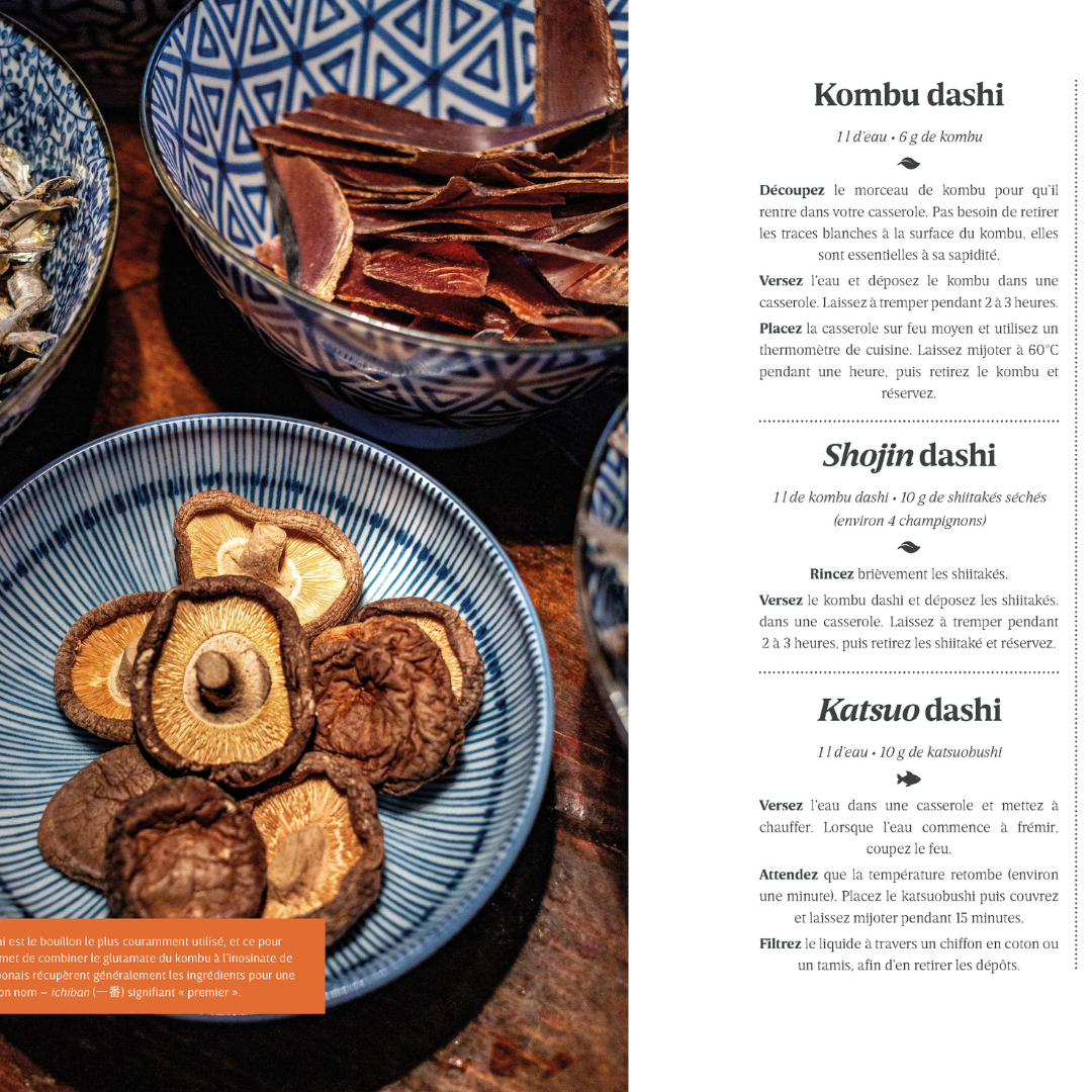 LIVRE UMAMI - grand format - relié - 30 recettes