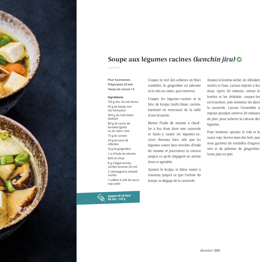 LIVRE UMAMI - grand format - relié - 30 recettes