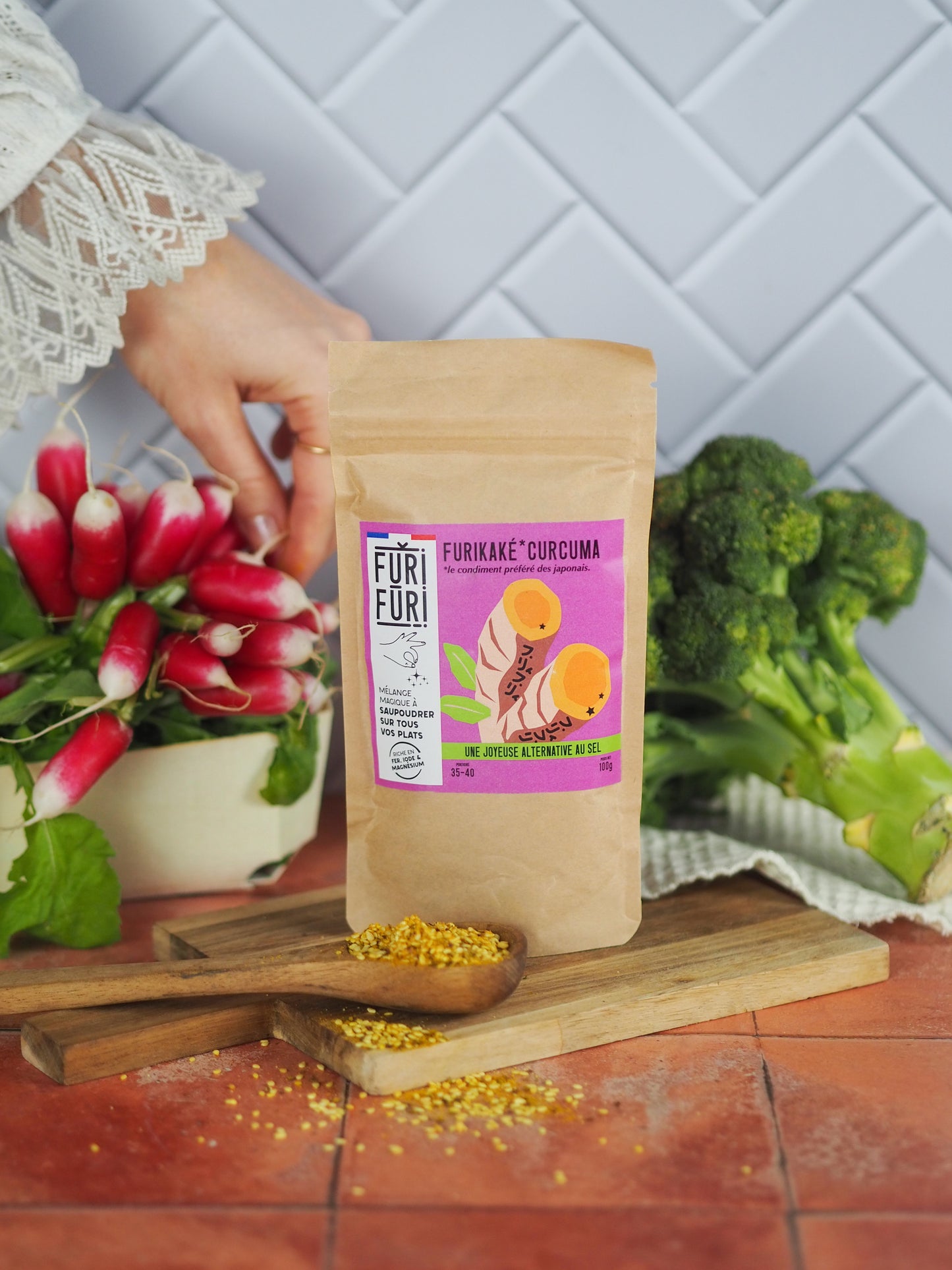 PACK OF 6 FURIKAKE ECO-REFILLS - Alternative to salt - Sesame & seaweed condiment