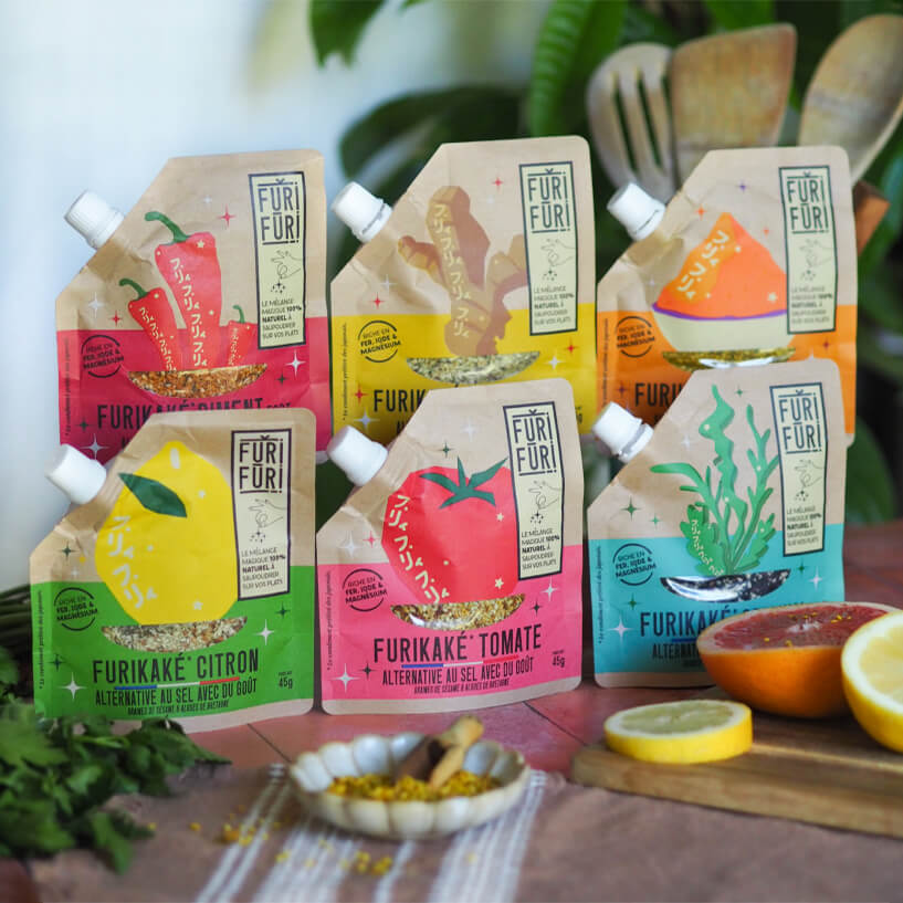 Sachets Furikaké 45gr - 6 saveurs - Using variant