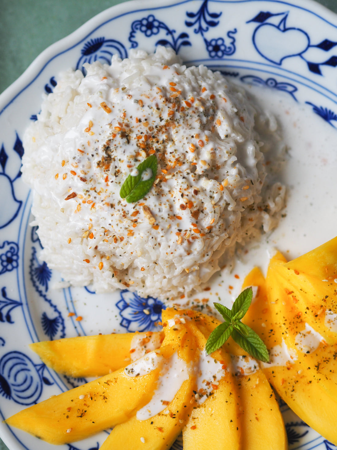 RIZ GLUANT À LA MANGUE