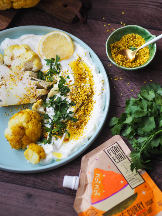 CHOU-FLEUR ROTI AU CURRY
