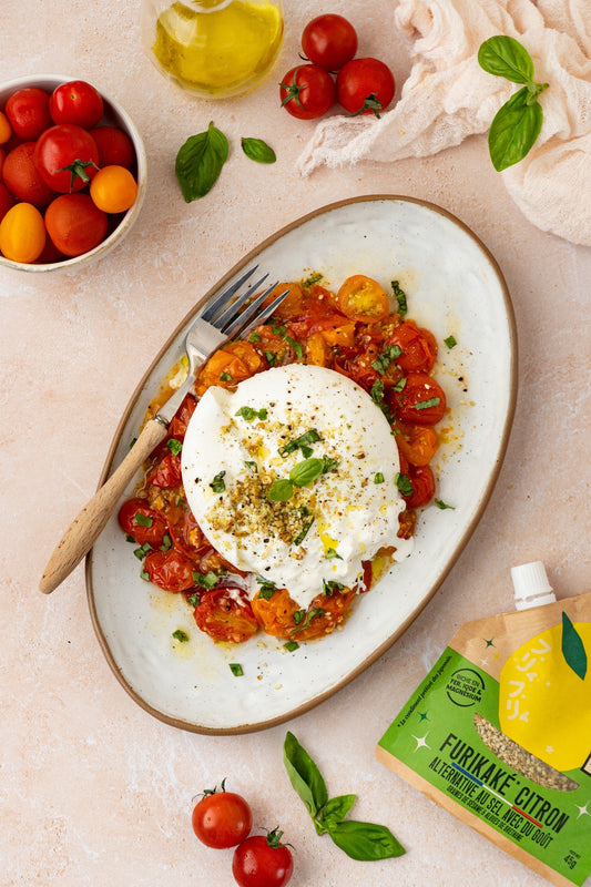 BURRATA & TOMATES COCKTAIL COLORÉES
