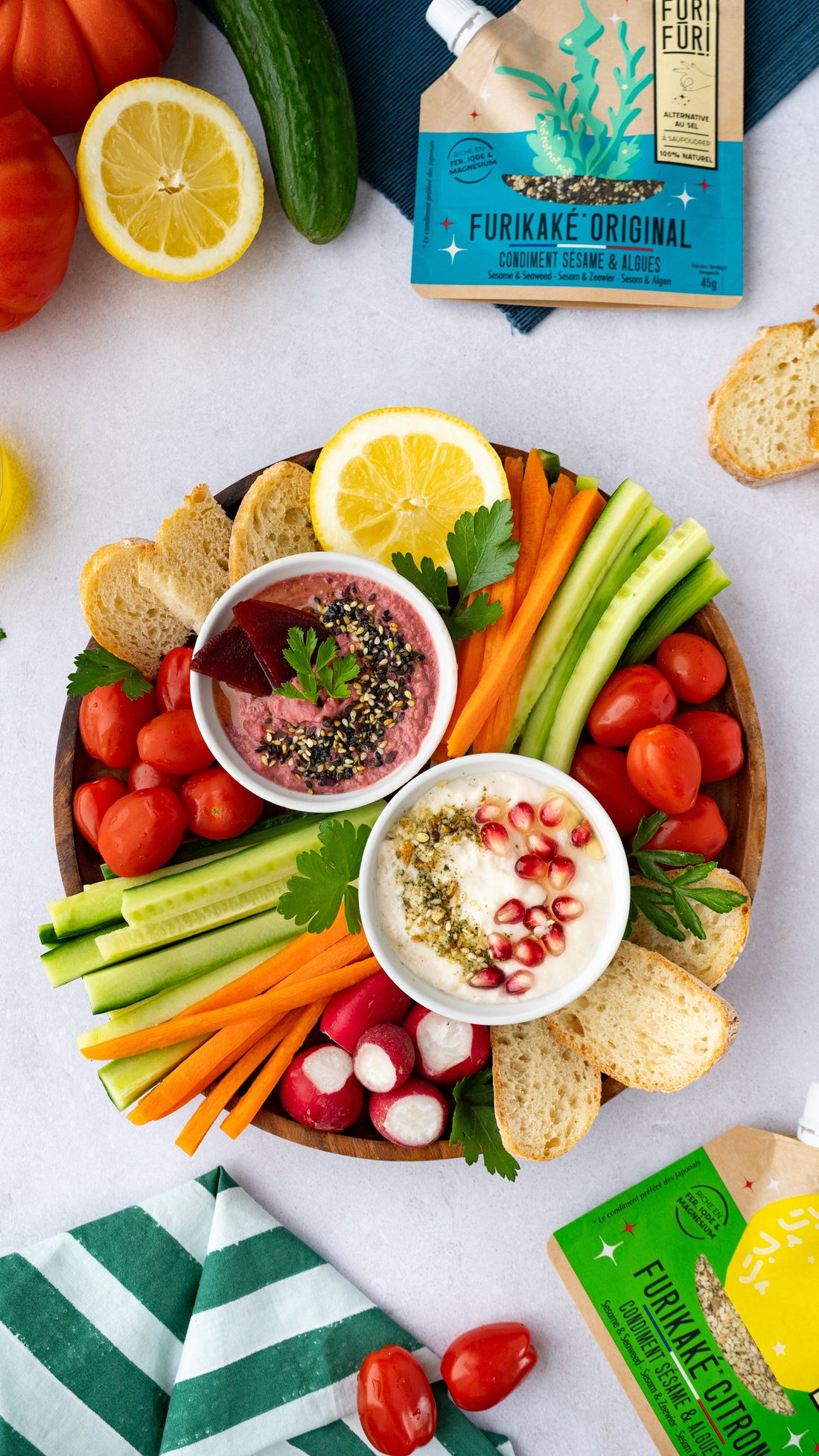 DUO DE HOUMOUS
