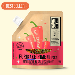FURIKAKE PIMENT FORT - Alternative au sel - Condiment sésame & algues