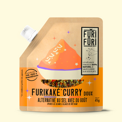 FURIKAKE CURRY DOUX - Alternative au sel - Condiment sésame & algues