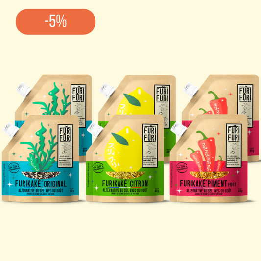 BESTSELLER PACK - Alternative to salt - Sesame &amp; seaweed condiment