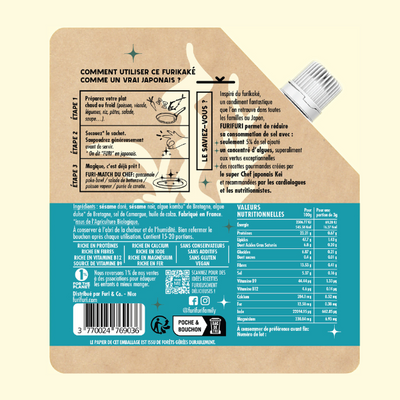 FURIKAKE ORIGINAL PACK DUO - Alternative au sel - Condiment sésame & algues
