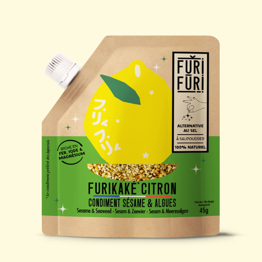 FURIKAKE CITRON - Alternative au sel - Condiment sésame & algues