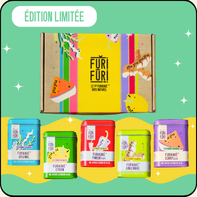 COFFRET CADEAU FURIADDICT - Alternative au sel - Furikaké sésame & algues