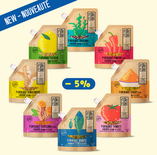 PACK COLLECTOR - Alternative au sel - Condiment sésame & algues