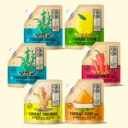 PACK DECOUVERTE ORIGINAL  - Alternative au sel - Condiment sésame & algues