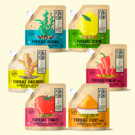PACK DECOUVERTE - Alternative au sel - Condiment sésame & algues