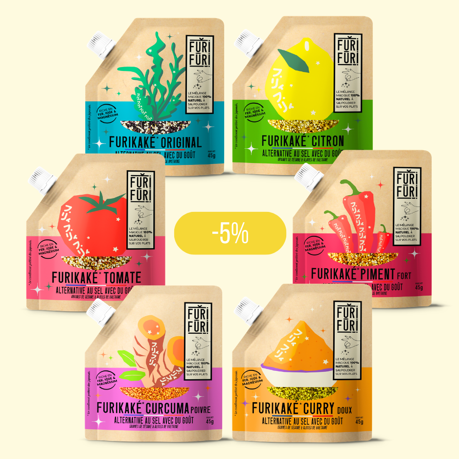FURIADDICT GIFT BOX - Alternative to salt - Sesame & seaweed furikaké