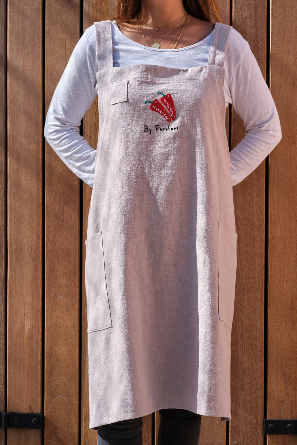 Copper Brown Japanese Apron