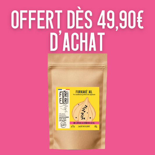 ECO-RECHARGE FURIKAKE AIL - Alternative au sel - Condiment sésame & algues
