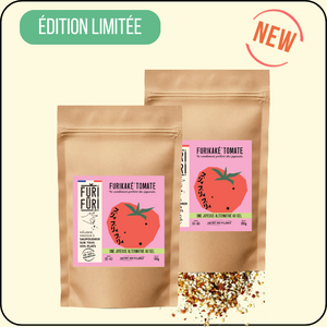 ECO-RECHARGE FURIKAKE TOMATE DUO - Alternative au sel - Condiment sésame & algues