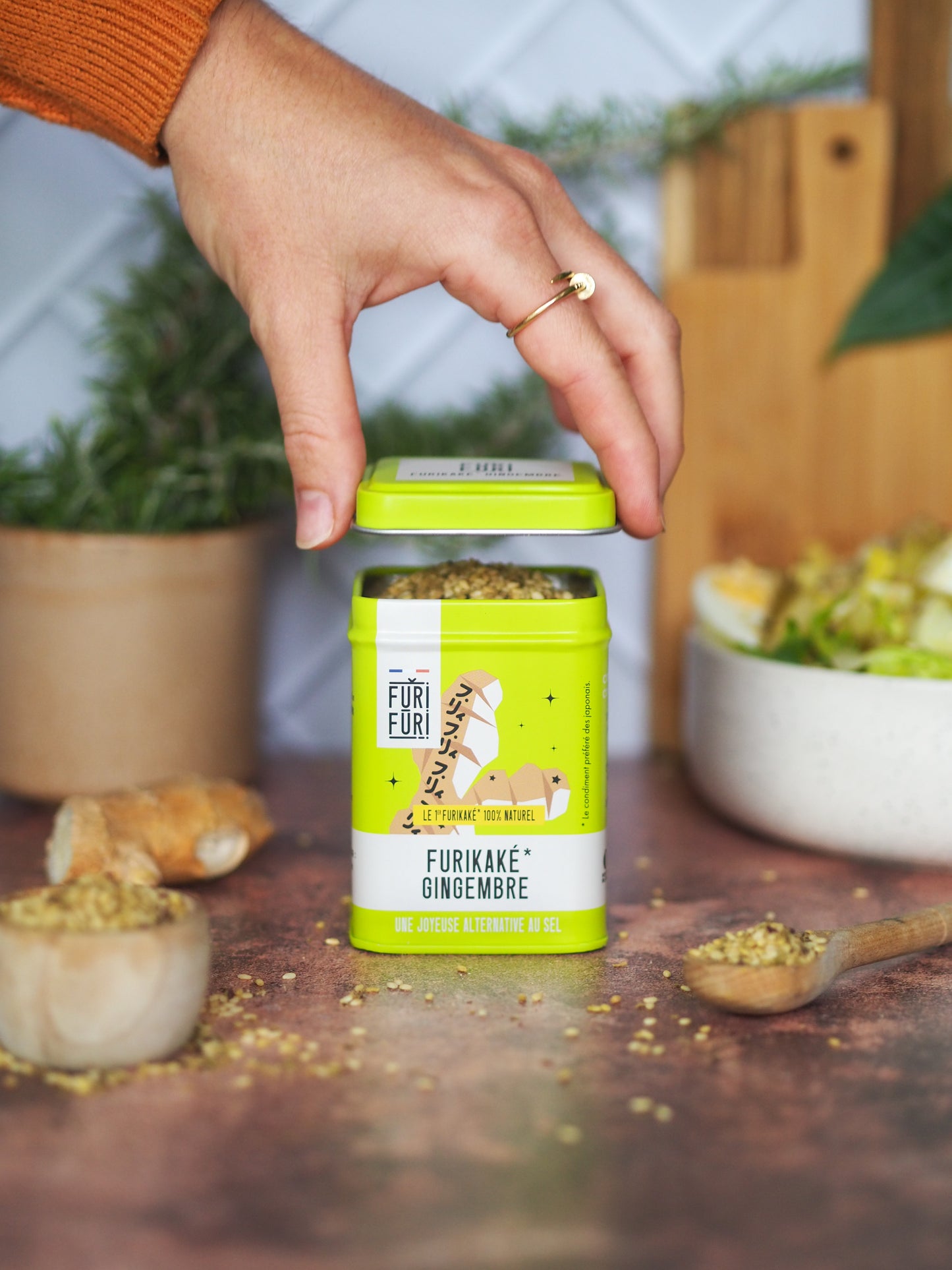 FURI GINGER JAR - Alternative to salt - Sesame &amp; seaweed condiment