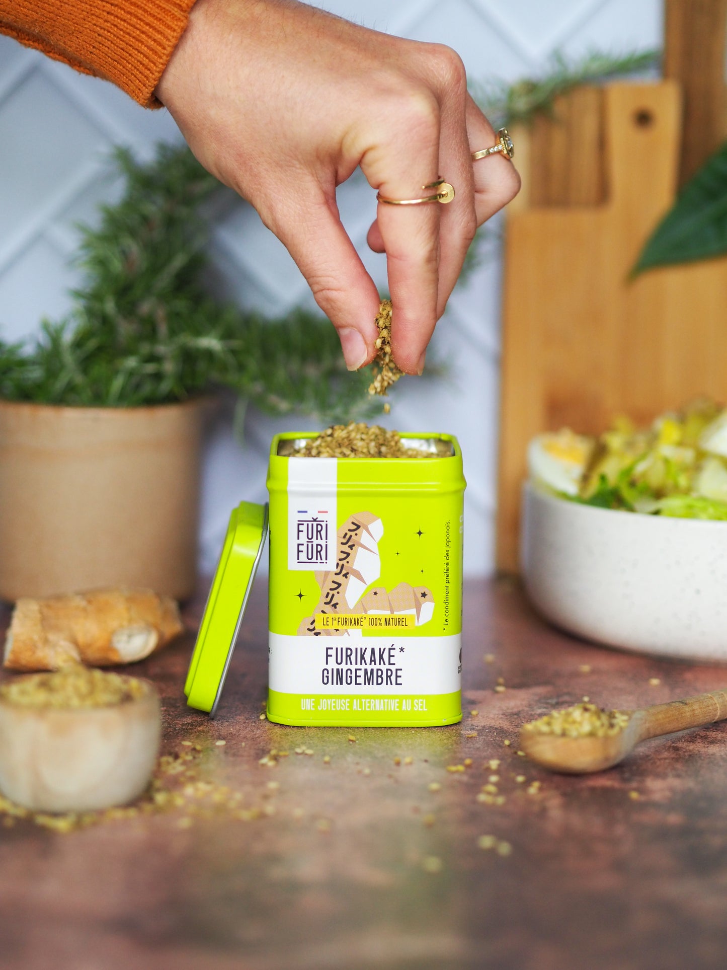 FURI GINGER JAR - Alternative to salt - Sesame &amp; seaweed condiment