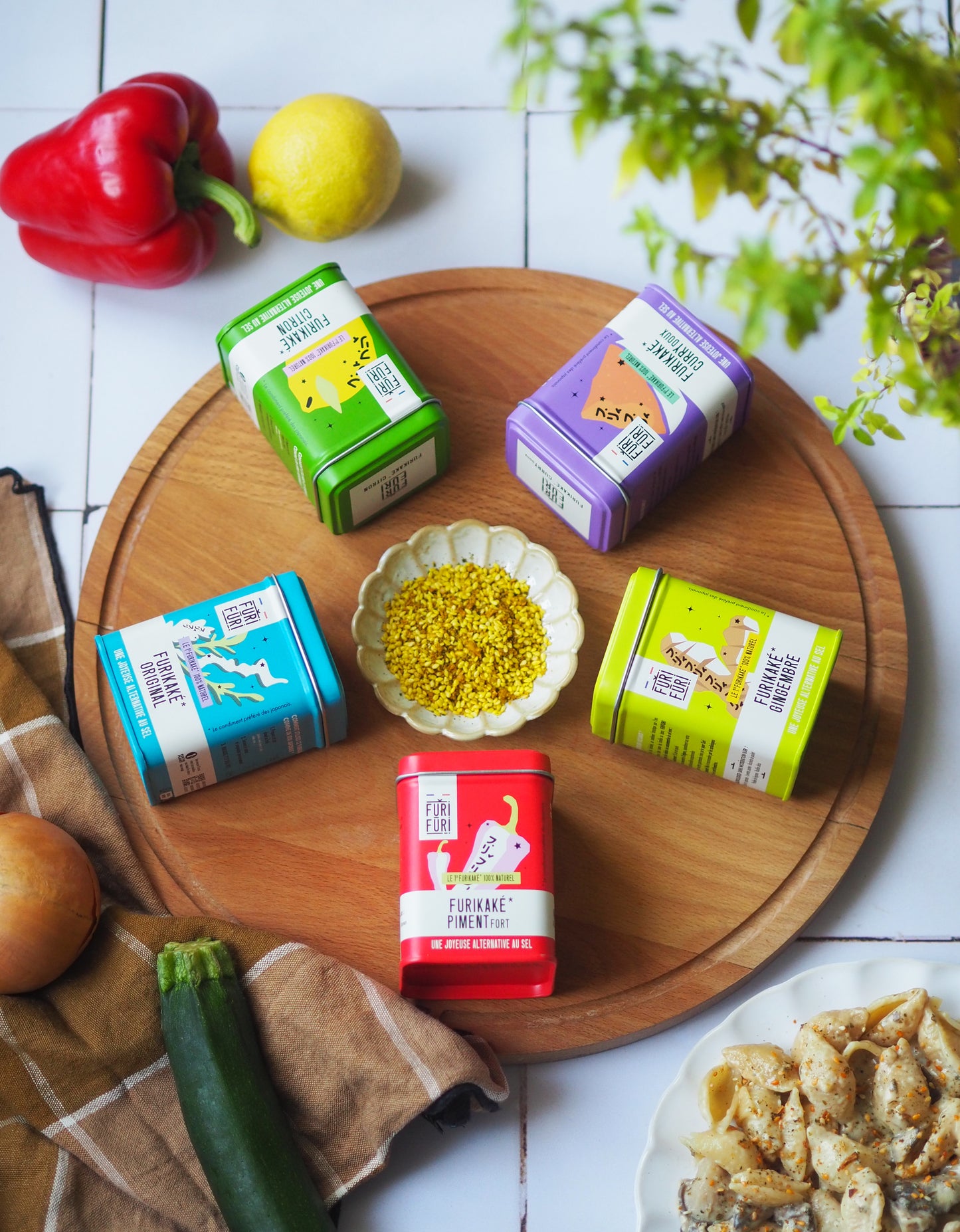 COFFRET CADEAU FURIADDICT - Alternative au sel - Furikaké sésame & algues