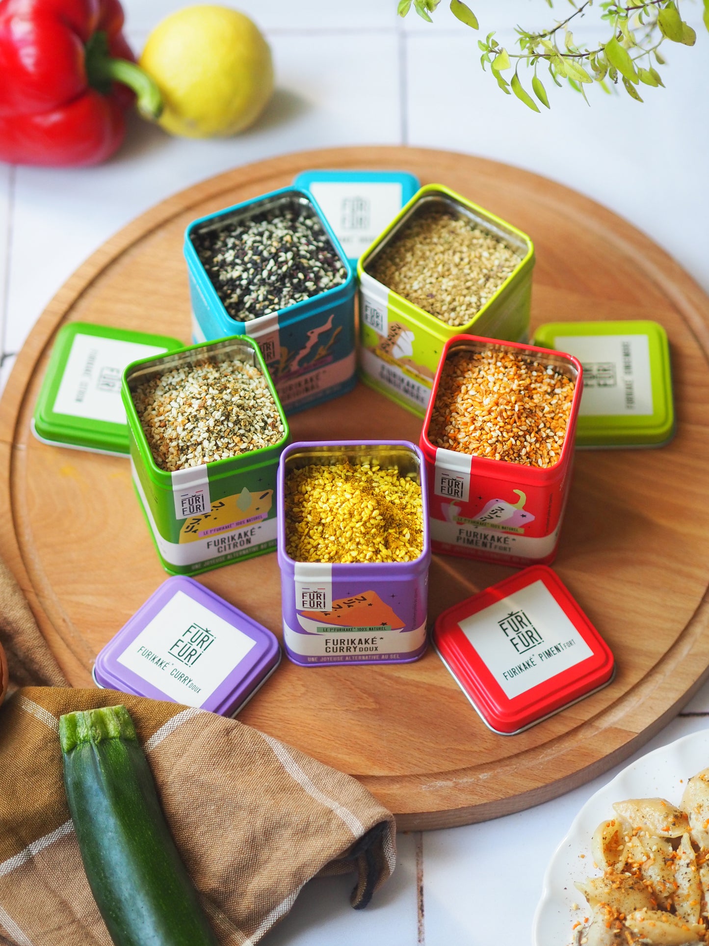 COFFRET CADEAU FURIADDICT - Alternative au sel - Furikaké sésame & algues