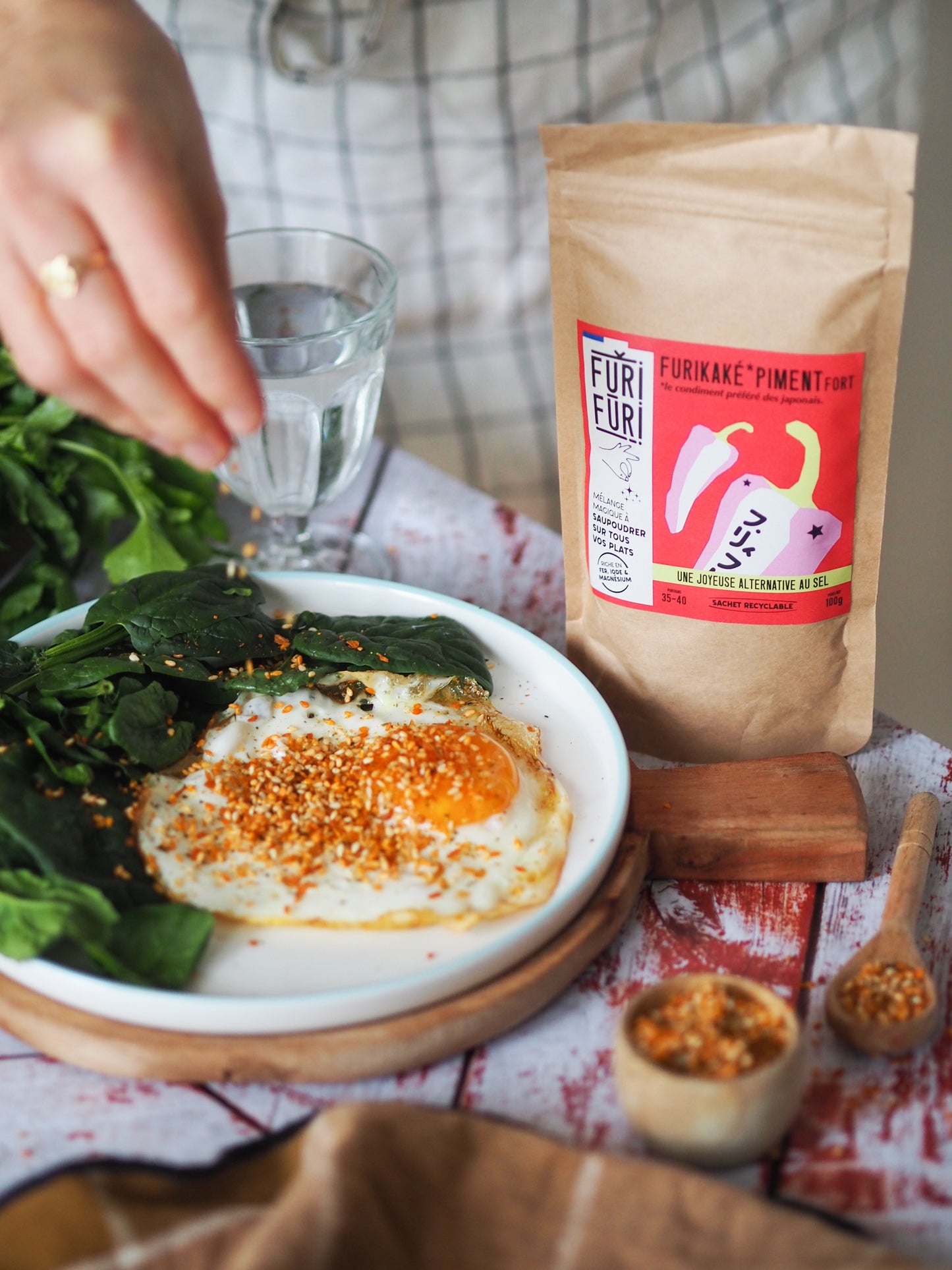 PACK 8 ECO-RECHARGES FURIKAKE - Alternative au sel - Condiment sésame & algues