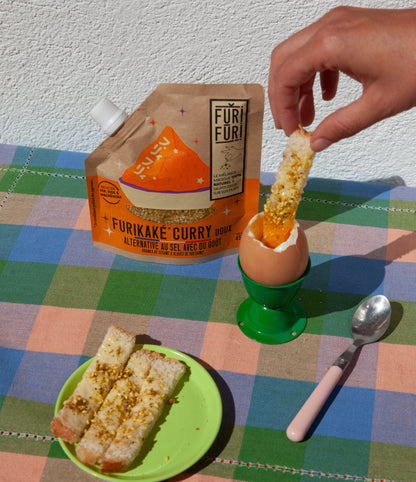Condiment japonais furikake curry oeufs à la coque