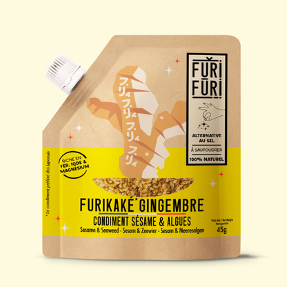 FURIKAKE GINGER - Alternative to salt - Sesame &amp; seaweed condiment