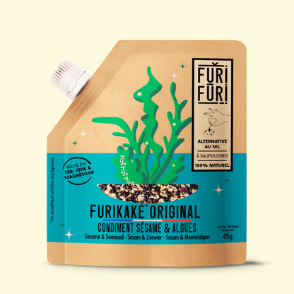 FURIKAKE ORIGINAL - Alternative au sel - Condiment sésame & algues