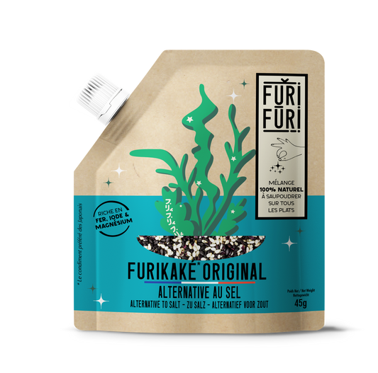 FURIKAKE ORIGINAL - Alternative to salt - Sesame &amp; seaweed condiment