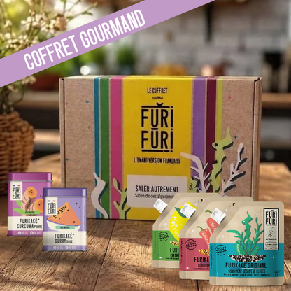COFFRET GOURMAND - édition limitée - prêt à offrir - Alternative au sel - Condiment sésame & algues