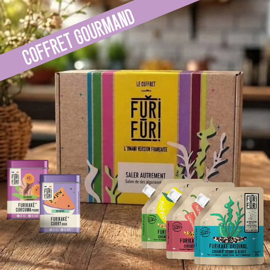 COFFRET GOURMAND - édition limitée - prêt à offrir - Alternative au sel - Condiment sésame & algues