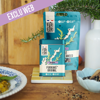 DUO POT & ECO-RECHARGE FURIFURI ORIGINAL - Alternative au sel - Condiment sésame & algues