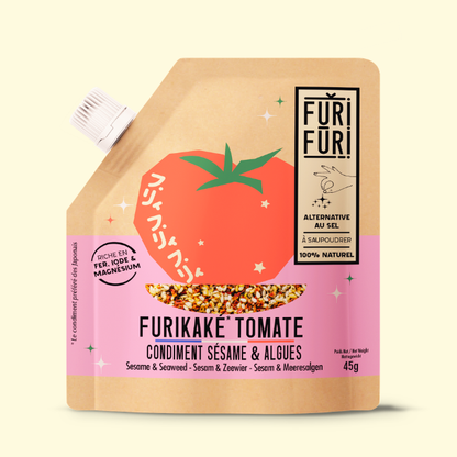 FURIKAKE TOMATE - Alternative au sel - Condiment sésame & algues