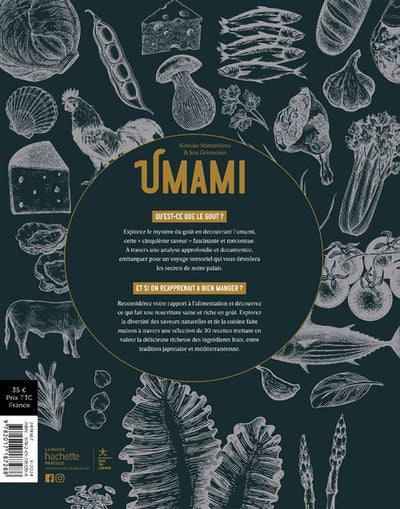 LIVRE UMAMI - grand format - relié - 30 recettes