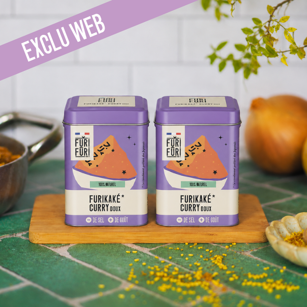 LE DUO CURRY - Alternative au sel - Condiment sésame & algues