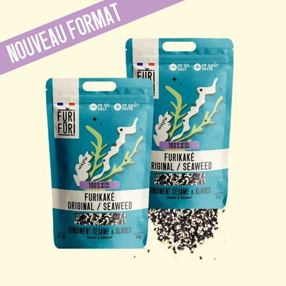 ECO-RECHARGE FURIKAKE ORIGINAL DUO - Alternative au sel - Condiment sésame & algues