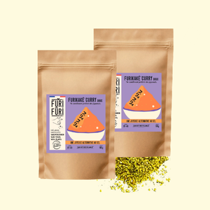 ECO-RECHARGE FURIKAKE CURRY DOUX DUO - Alternative au sel - Condiment sésame & algues