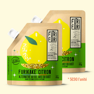 FURIKAKE CITRON DUO - Alternative au sel - Condiment sésame & algues