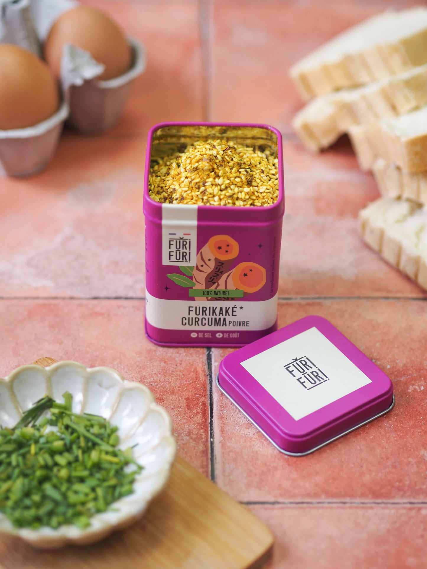 Turmeric Furi Pot - Salt Alternative - Sesame & Seaweed Condiment