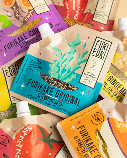 COFFRET GOURMAND - édition limitée - prêt à offrir - Alternative au sel - Condiment sésame & algues
