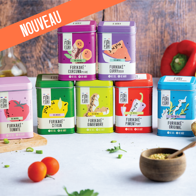 PACK DÉCOUVERTE POTS PREMIUM - Alternative au sel - Condiment sésame & algues