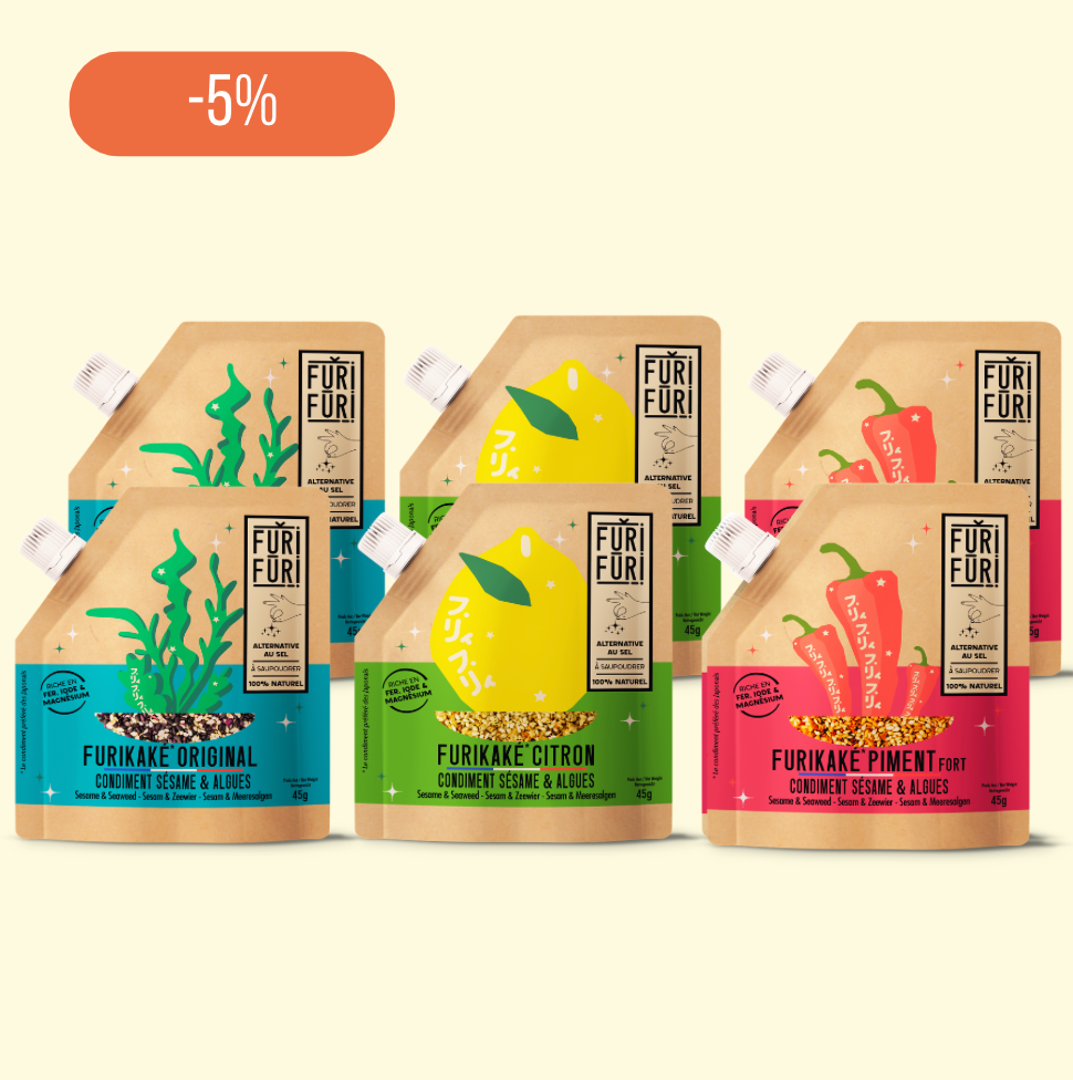 PACK BESTSELLER                 - Alternative au sel - Condiment sésame & algues