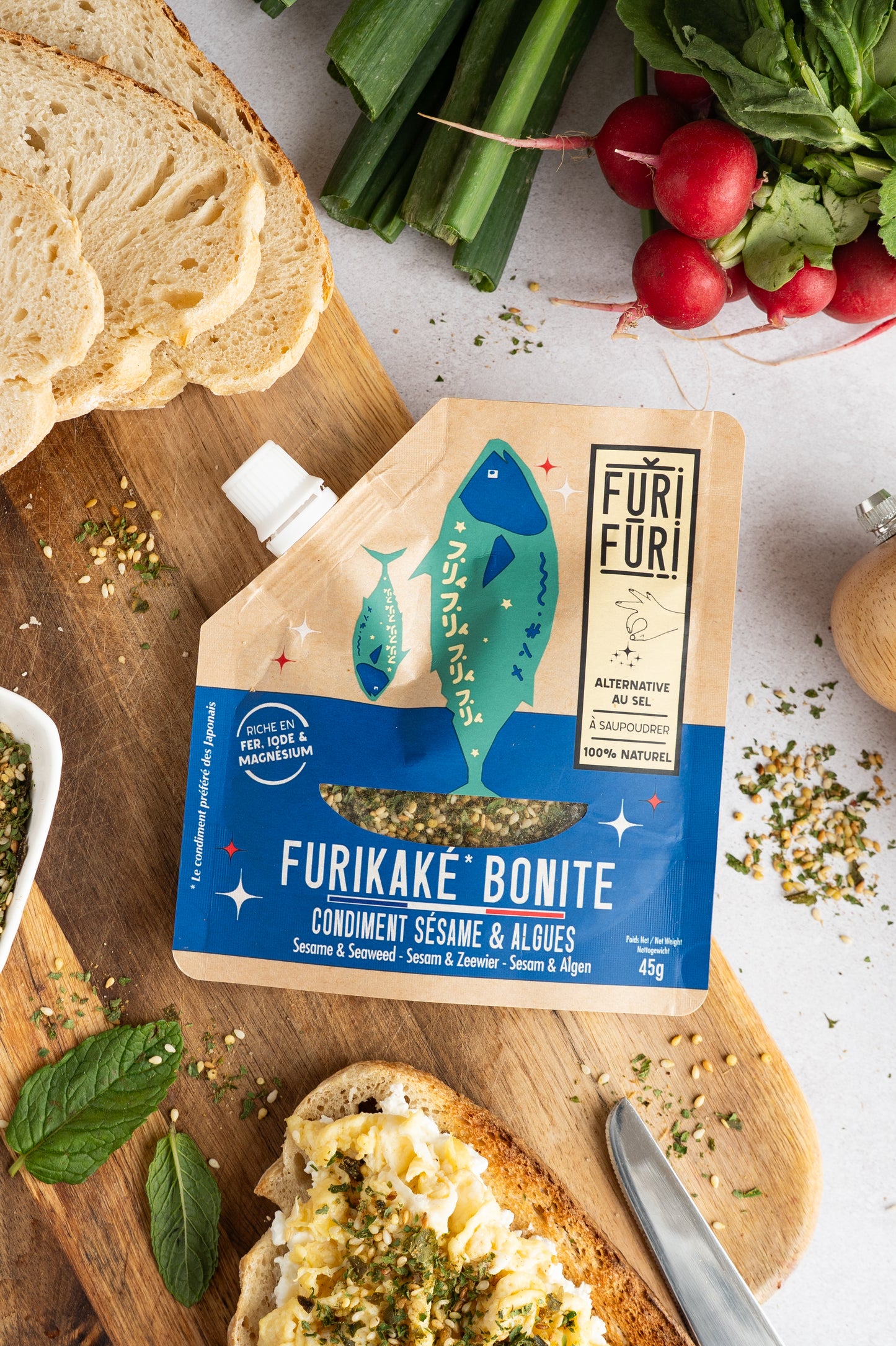 PACK DÉCOUVERTE 7 sachets - Alternative au sel - Condiment sésame & algues