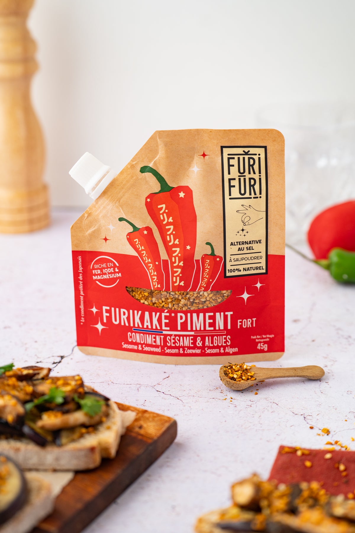 COFFRET GOURMAND - édition limitée - prêt à offrir - Alternative au sel - Condiment sésame & algues